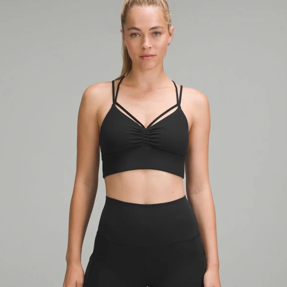 lululemon Nulu Strappy Yoga Bra | Size 10 | Black